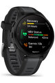 GARMIN pametna ura - FORERUNNER 165 - črna/siva