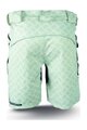 HAVEN Kolesarske kratke hlače brez naramnic - CUBES - zelena