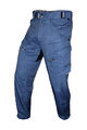 HAVEN Kolesarske dolge hlače brez naramnic - INQUISITOR KINGSIZE - modra