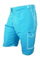 HAVEN Kolesarske kratke hlače brez naramnic - COMPETITOR - modra/bela