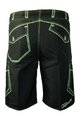 HAVEN Kolesarske kratke hlače brez naramnic - COMPETITOR - črna/zelena