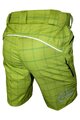 HAVEN Kolesarske kratke hlače brez naramnic - CUBES II - rumena