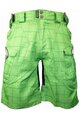 HAVEN Kolesarske kratke hlače brez naramnic - CUBES II - zelena