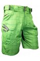 HAVEN Kolesarske kratke hlače brez naramnic - CUBES II - zelena