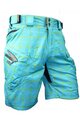 HAVEN Kolesarske kratke hlače brez naramnic - CUBES II - modra