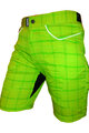 HAVEN Kolesarske kratke hlače brez naramnic - PEARL II - zelena