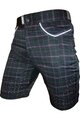 HAVEN Kolesarske kratke hlače brez naramnic - PEARL II - črna/rožnata