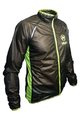HAVEN Kolesarska  vetru odporna jakna - ULTRALIGHT - črna/zelena