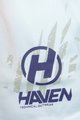 HAVEN Kolesarski dres s kratkimi rokavi - NAVAHO SHORT - bela/vijolična