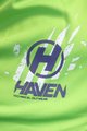 HAVEN Kolesarski dres s kratkimi rokavi - AMAZON SHORT - zelena/vijolična