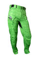 HAVEN Kolesarske dolge hlače brez naramnic - CUBES KINGSIZE II - zelena