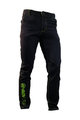 HAVEN Kolesarske dolge hlače brez naramnic - FUTURA - črna/zelena