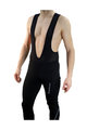 HAVEN Kolesarske dolge hlače z naramnicami - ISOLEERA - črna