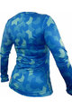 HAVEN Kolesarski dres z dolgimi rokavi poletni - PEARL NEO LONG - modra/rožnata