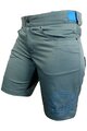 HAVEN Kolesarske kratke hlače brez naramnic - AMAZON LADY - siva/modra