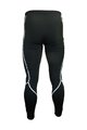 HAVEN Kolesarske dolge hlače brez naramnic - ISOLEERA - črna/bela