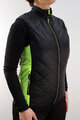 HAVEN Kolesarski brezrokavnik - THERMAL - črna/rumena