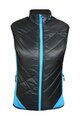 HAVEN Kolesarski brezrokavnik - THERMAL - črna/modra