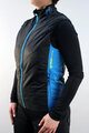 HAVEN Kolesarski brezrokavnik - THERMAL - črna/modra