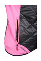 HAVEN Kolesarski brezrokavnik - THERMAL - črna/rožnata