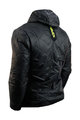 HAVEN Kolesarska  podaljšana jakna - THERMAL - črna