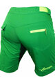 HAVEN Kolesarske kratke hlače brez naramnic - AMAZON - zelena/rumena