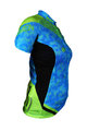 HAVEN Kolesarski dres s kratkimi rokavi - SINGLETRAIL WOMEN - modra/zelena