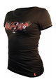 HAVEN Kolesarski dres s kratkimi rokavi - AMAZON II SHORT - črna/rdeča