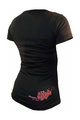 HAVEN Kolesarski dres s kratkimi rokavi - AMAZON II SHORT - črna/rdeča