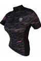 HAVEN Kolesarski dres s kratkimi rokavi - SKINFIT WOMEN - črna/rožnata