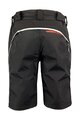 HAVEN Kolesarske kratke hlače brez naramnic - RAINBRAIN - črna/rdeča