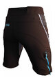 HAVEN Kolesarske kratke hlače brez naramnic - SINGLETRAIL LADY - črna/modra