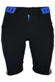 HAVEN Kolesarske kratke hlače brez naramnic - SINGLETRAIL LADY - črna/modra