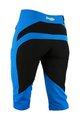 HAVEN Kolesarske kratke hlače brez naramnic - 3/4 ENERGY THREEQ - modra/rumena