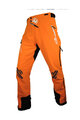 HAVEN Kolesarske dolge hlače brez naramnic - POLARTIS - oranžna