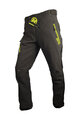 HAVEN Kolesarske dolge hlače brez naramnic - POLARTIS - črna/zelena