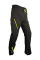 HAVEN Kolesarske dolge hlače brez naramnic - POLARTIS - črna/zelena