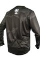 HAVEN Kolesarski dres z dolgimi rokavi poletni - ENERGIZER CRAZY LONG - črna