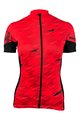 HAVEN Kolesarski dres s kratkimi rokavi - SKINFIT NEO WOMEN - rdeča/črna