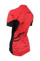 HAVEN Kolesarski dres s kratkimi rokavi - SKINFIT NEO WOMEN - rdeča/črna