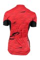 HAVEN Kolesarski dres s kratkimi rokavi - SKINFIT NEO WOMEN - rdeča/črna