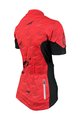 HAVEN Kolesarski dres s kratkimi rokavi - SKINFIT NEO WOMEN - rdeča/črna