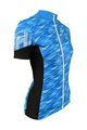 HAVEN Kolesarski dres s kratkimi rokavi - SKINFIT NEO WOMEN - modra/bela