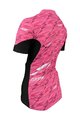 HAVEN Kolesarski dres s kratkimi rokavi - SKINFIT NEO WOMEN - rožnata/bela