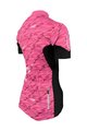 HAVEN Kolesarski dres s kratkimi rokavi - SKINFIT NEO WOMEN - rožnata/bela
