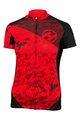HAVEN Kolesarski dres s kratkimi rokavi - SINGLETRAIL NEO WOMEN - rdeča
