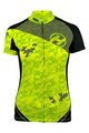 HAVEN Kolesarski dres s kratkimi rokavi - SINGLETRAIL NEO WOMEN - zelena/črna