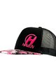 HAVEN Kolesarska kapa - TRUCKER - črna/rožnata