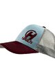 HAVEN Kolesarska kapa - TRUCKER - siva/rdeča