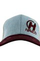 HAVEN Kolesarska kapa - TRUCKER - siva/rdeča